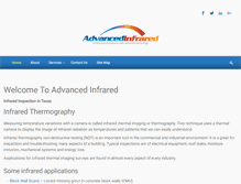 Tablet Screenshot of advanced-ir.com